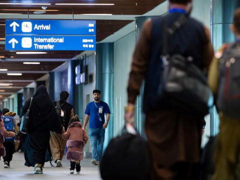 Afghans land in the Philippines for visa processing ahead of resettlement in US