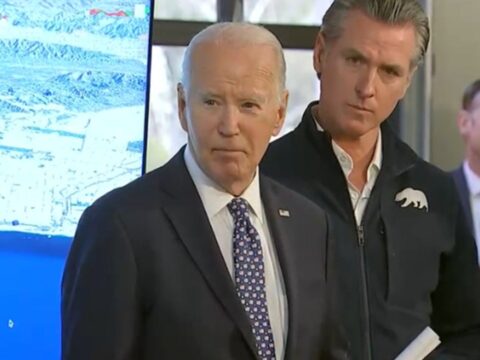 Biden celebrates great-granddaughter, takes no questions at California wildfire briefing with Newsom