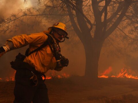 California wildfires force frantic residents to flee: Slideshow