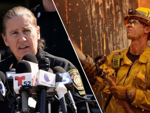 Los Angeles Fire Department Chief Kristin Crowley says city failed residents