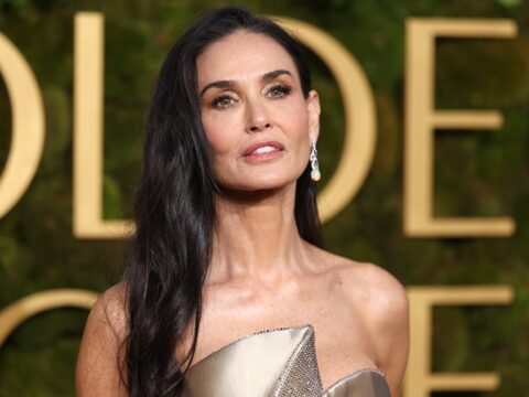 Demi Moore wins first Golden Globe