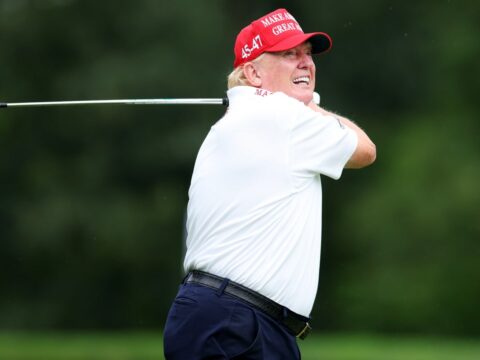 Republican says Trump was playing golf when president-elect called him to switch House speaker vote to Johnson