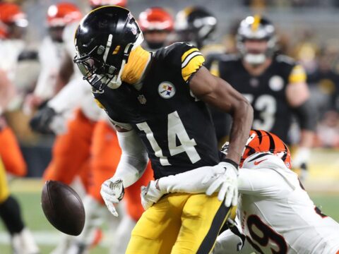 Steelers' George Pickens argues with fans during loss to Bengals