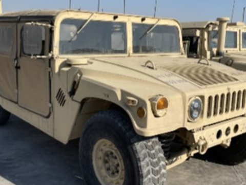 Suspects cut fence at California Army Reserve Center before stealing Humvees, equipment