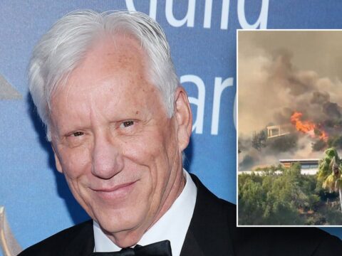 James Woods evacuates home threatened by LA wildfire