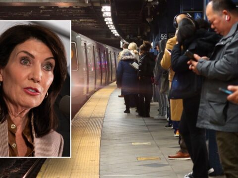 NY Gov. Hochul touts newly placed cameras in 'every single subway car'