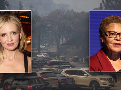 Palisades Fire: Sarah Michelle Gellar leads stars blasting LA mayor as gridlock cripples evacuations