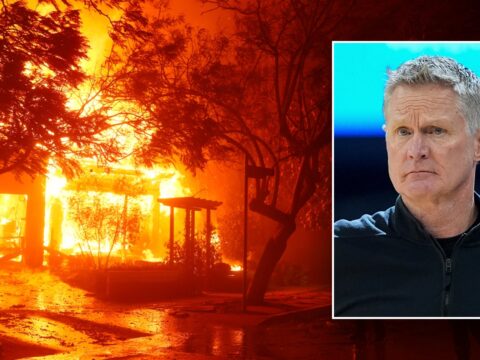 California wildfire forces mother of Warriors head coach to evacuate: 'Just terrifying'